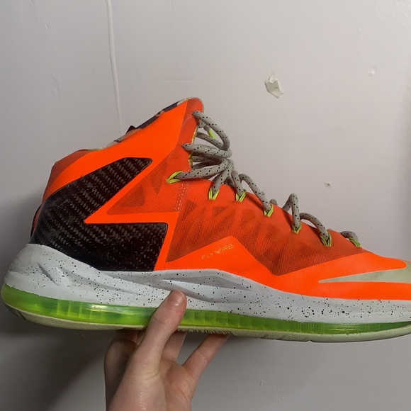 Nike Lebron PS Elite Bright Crimson Size 12 - Picture 8 of 16